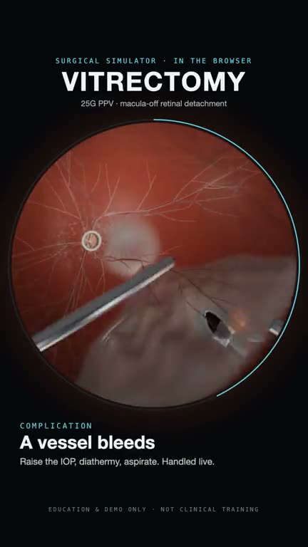 Vitrectomy simulator